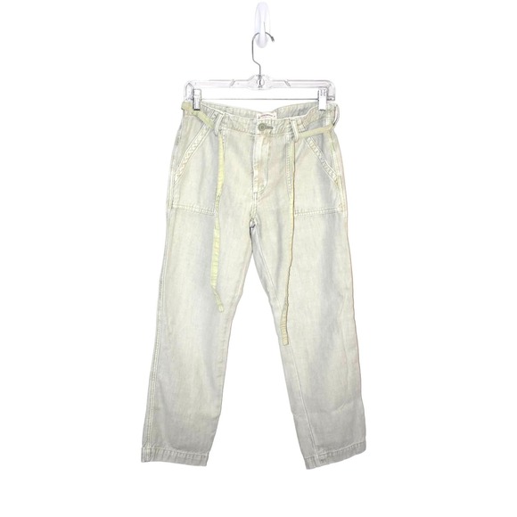 Lucky Brand Light Green Low Rise Utility Straight Size 6 - Picture 1 of 5